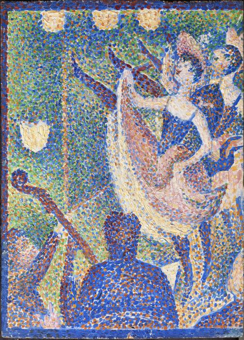 Reproduction du tableau « Étude pour « Le Chahut » - Georges Seurat » par Alpha Reproduction en peinture à l’huile