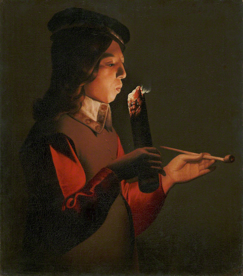 O Sopador com Cachimbo - Georges de La Tour