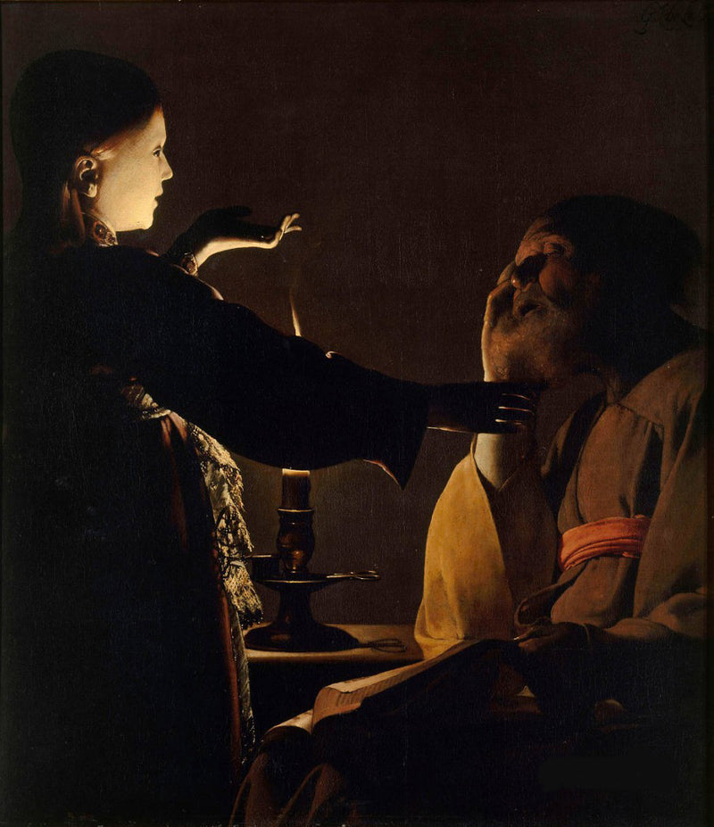A Aparição do anjo a José - Georges de La Tour