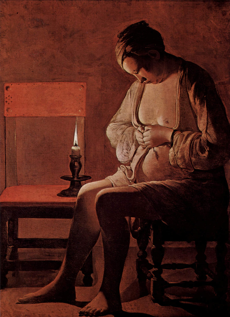 A Mulher com a Mancha - Georges de La Tour
