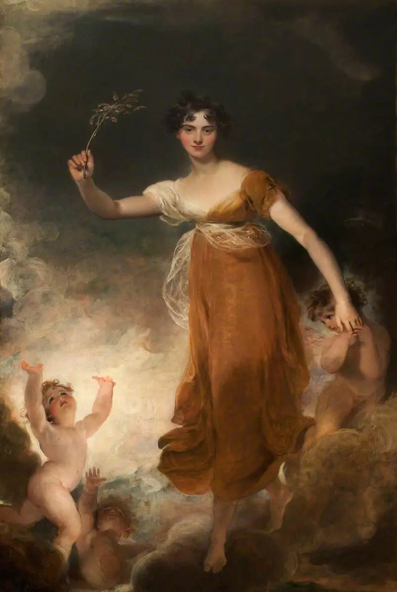 Georgiana Maria Leicester (1793-1859), Lady de Tabley, no papel de « Hope » - Thomas Lawrence