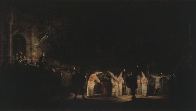 Procession de flagellants - Gerard ter Borch
