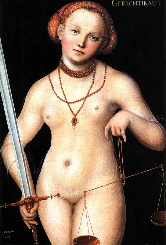 Justice - Lucas Cranach the Elder - Alpha Reproduction