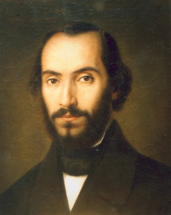 Portrait de Nicolae Bălcescu, Gheorghe Tattarescu, 1851, peinture à l’huile