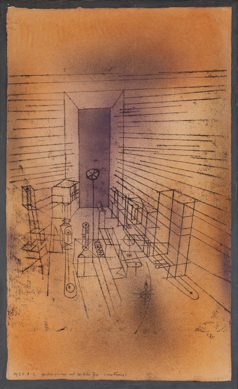 Ghost Chamber with the Tall Door (New Version) - Paul Klee