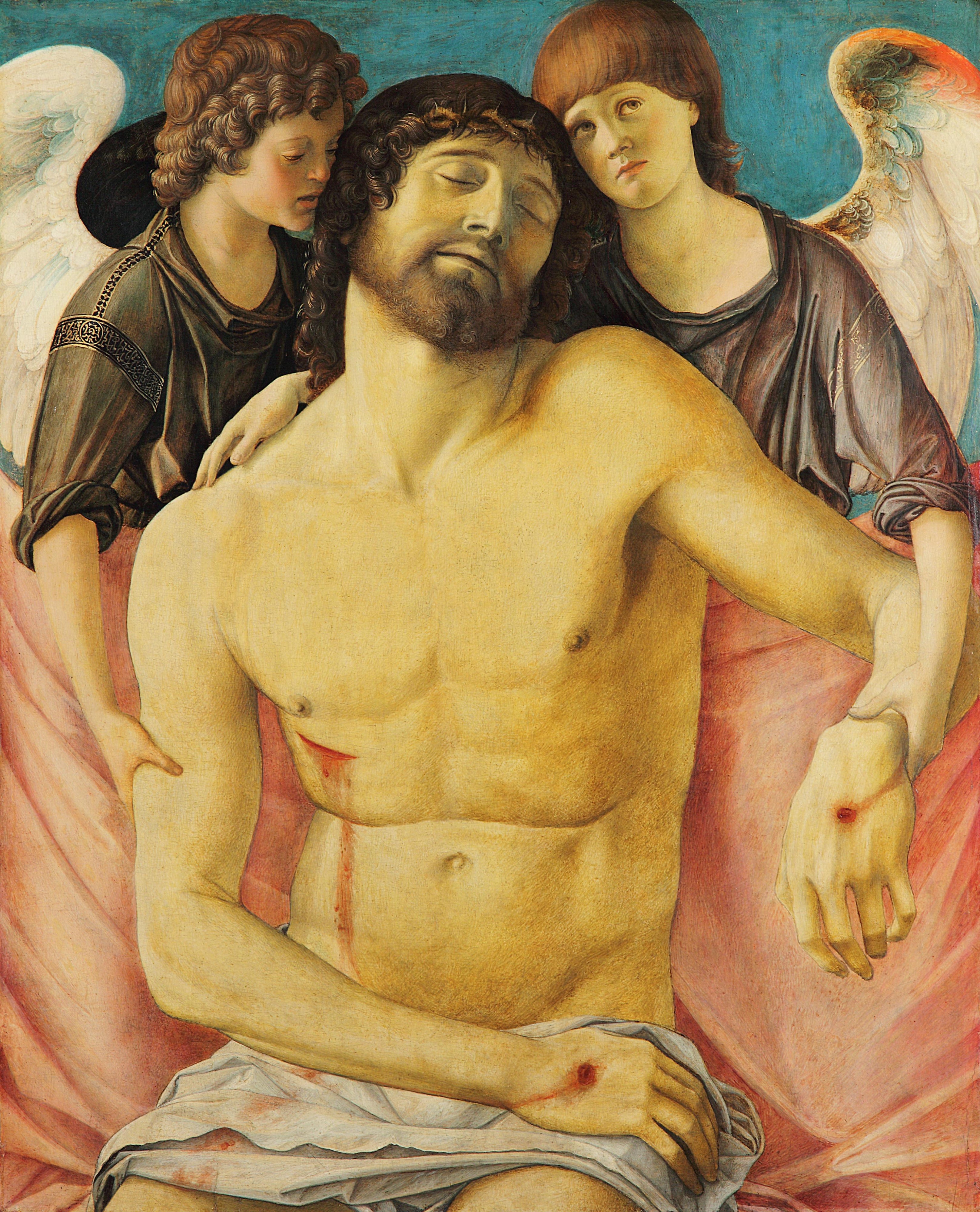 Christ mort soutenu par deux anges - Giovanni Bellini