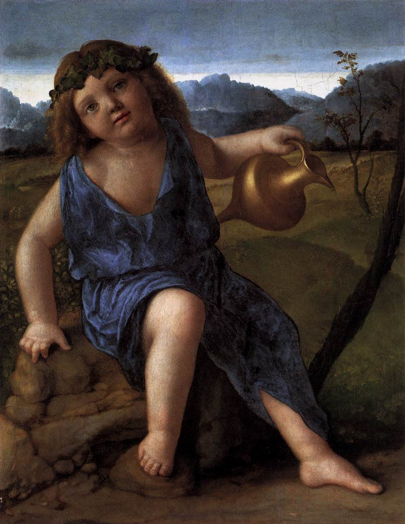 A criança Bacchus - Giovanni Bellini