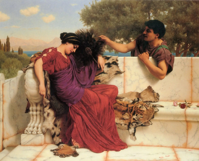 A velha, velha história - John William Godward