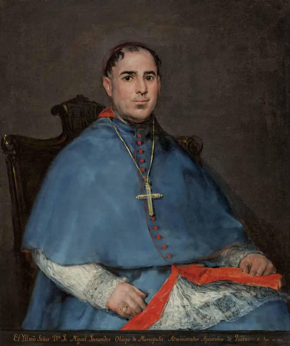 Reproduction du tableau « Frère Miguel Fernández Flores - Francisco de Goya » par Alpha Reproduction en peinture à l’huile