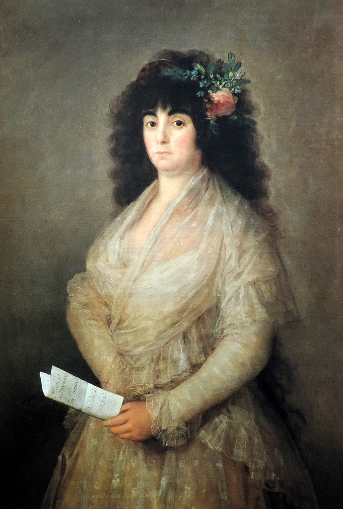 Reproduction du tableau « La Tirana - Francisco de Goya » par Alpha Reproduction en peinture à l’huile