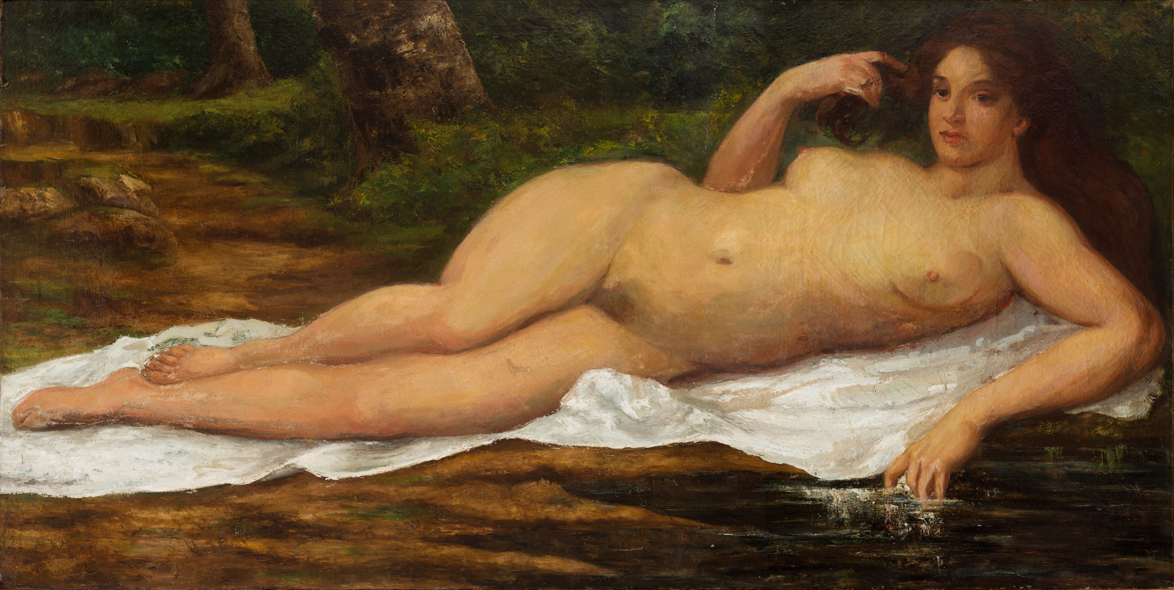 Grande Baigneuse - Gustave Courbet