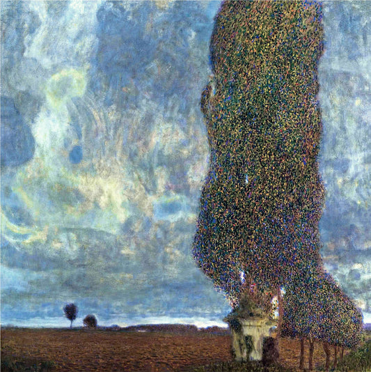 🌳 Grandes Populeiros II (Tempestade se Aproximando) – Gustav Klimt (cerca de 1903)