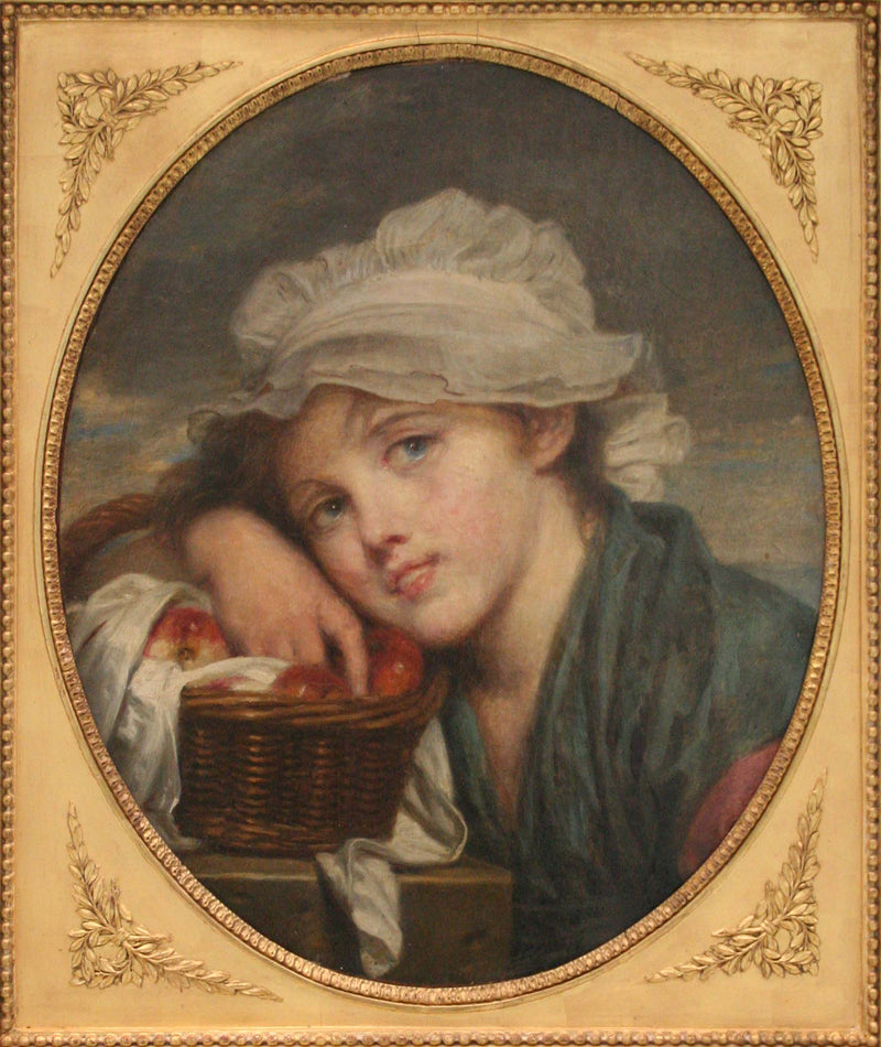 A jovem com cesta - Jean-Baptiste Greuze