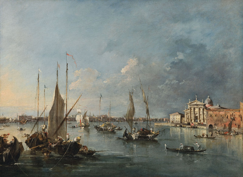 Igreja San Giorgio Maggiore vista da Giudecca - Francesco Guardi