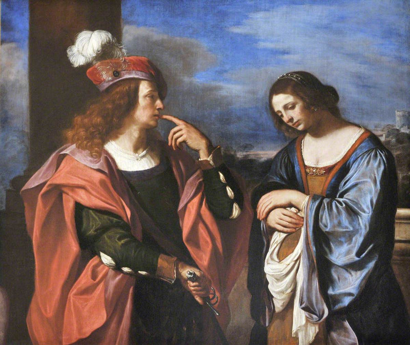 Absalom e Tamar - Guercino