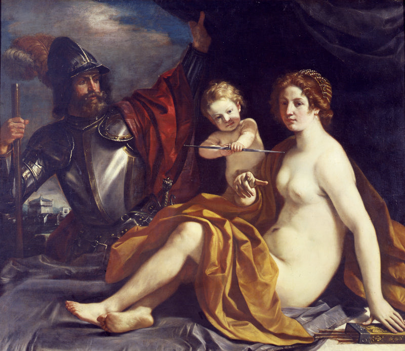 Vênus, Marte e o Amor - Guercino