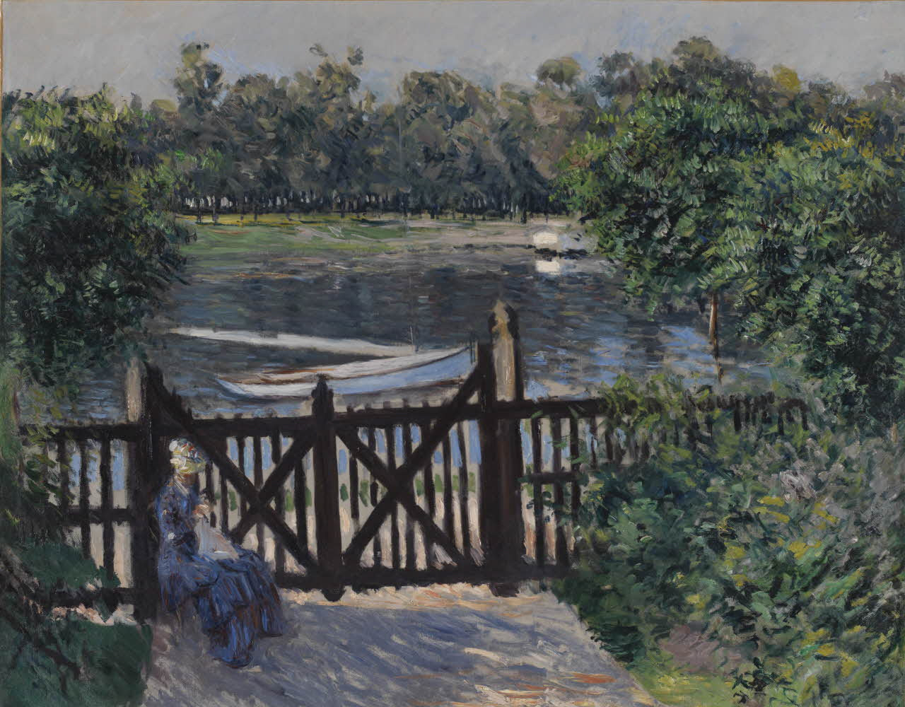 Reproduction du tableau « L'Entrée du jardin, Petit-Gennevilliers - Gustave Caillebotte » par Alpha Reproduction en peinture à l’huile