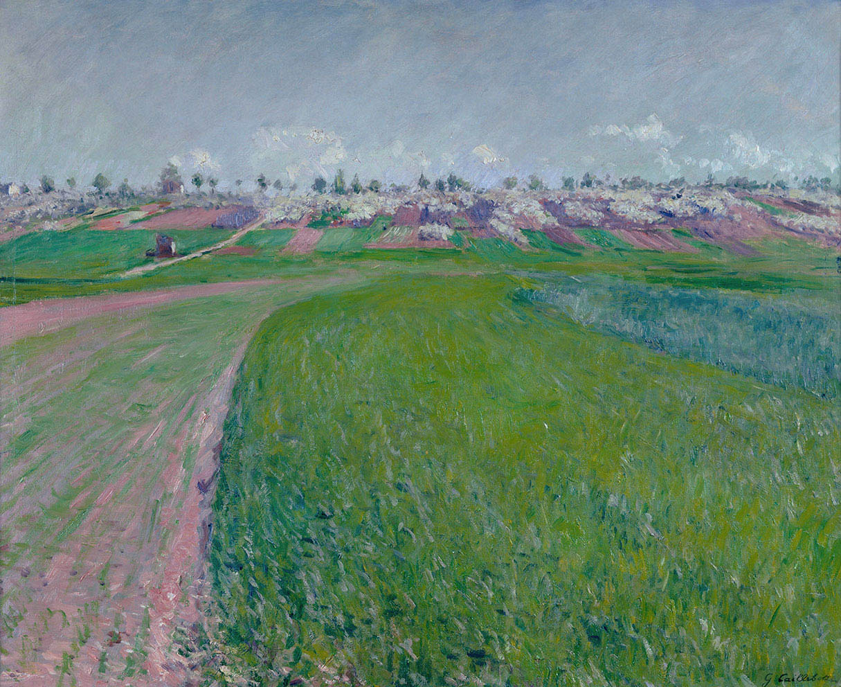 Reproduction du tableau « Le coteau de Colombes - Gustave Caillebotte » par Alpha Reproduction en peinture à l’huile