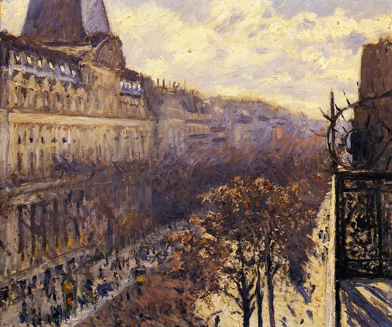 Boulevard dos Italianos - Gustave Caillebotte