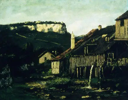 Paisagem em Ornans - Gustave Courbet