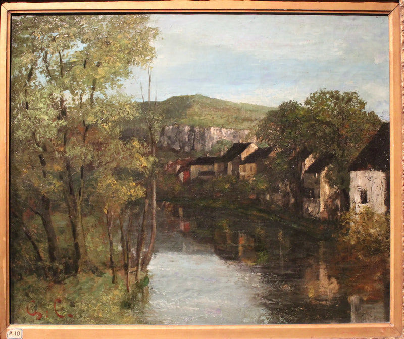 Vista de Ornans - Gustave Courbet