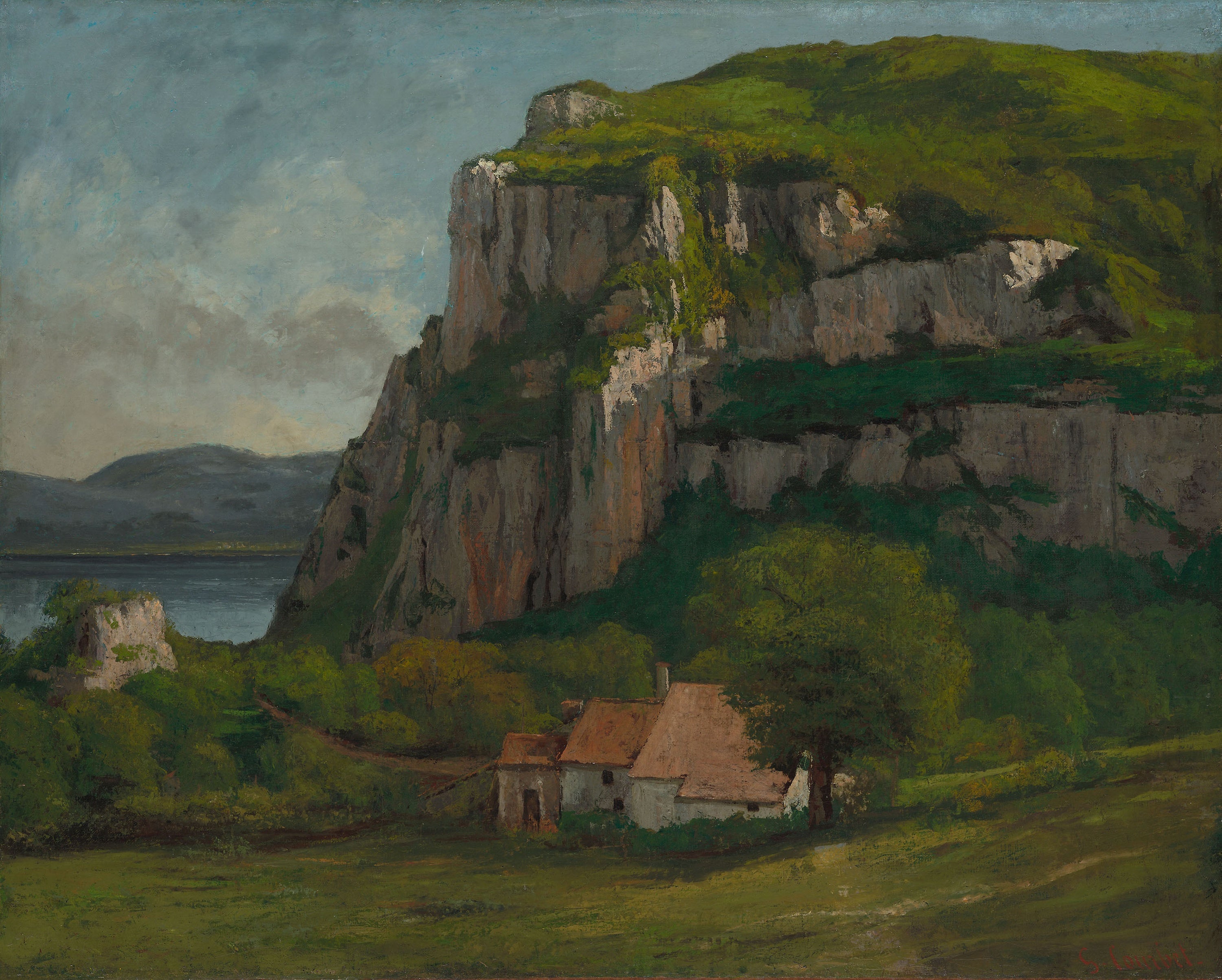 Les Roches de Hautepierre - Gustave Courbet
