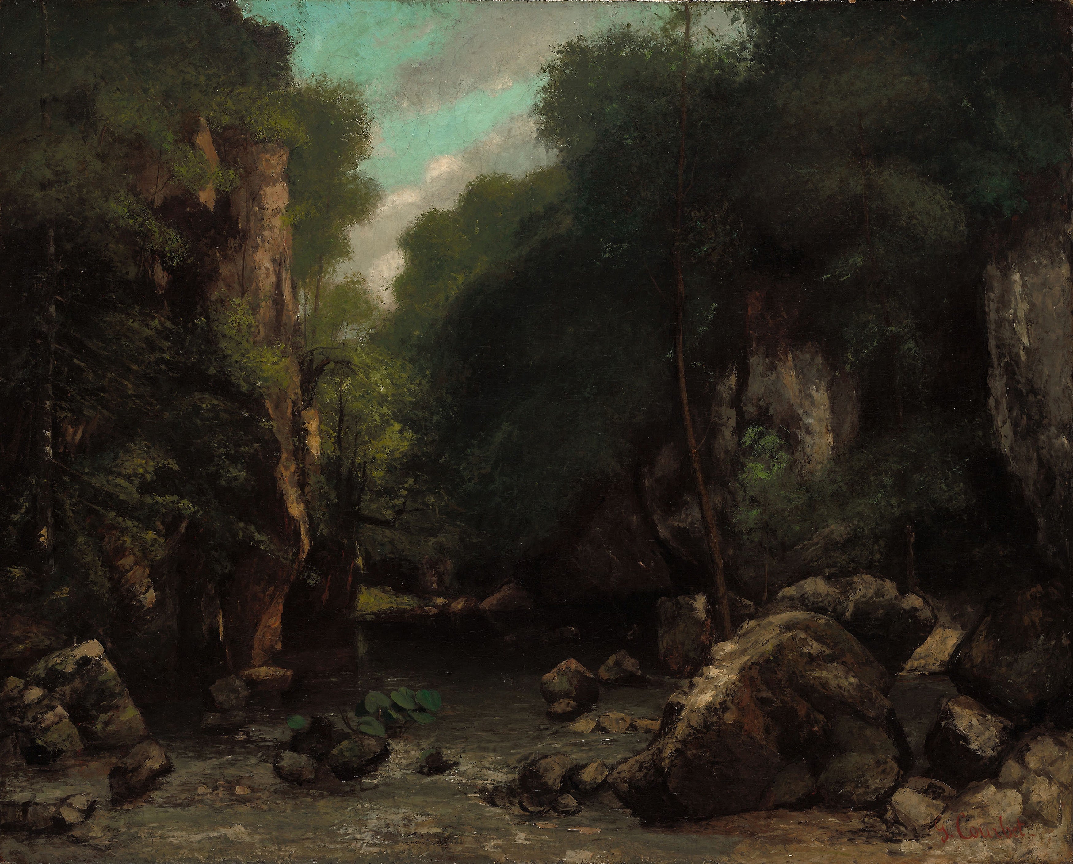 La Vallée du Puits-Noir - Gustave Courbet