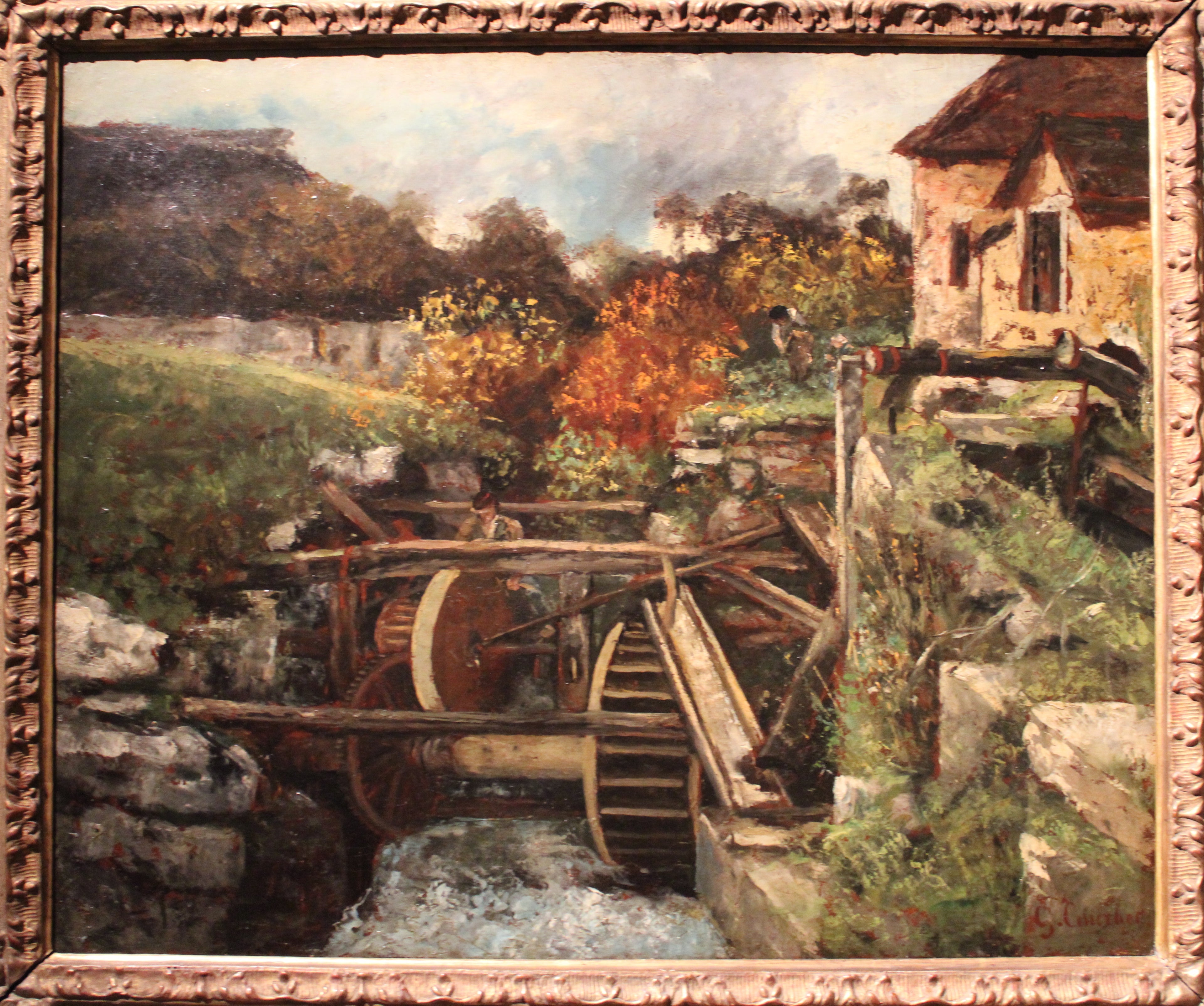 Une papeterie à Ornans - Gustave Courbet