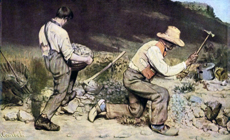 Os Quebradores de Pedras - Gustave Courbet