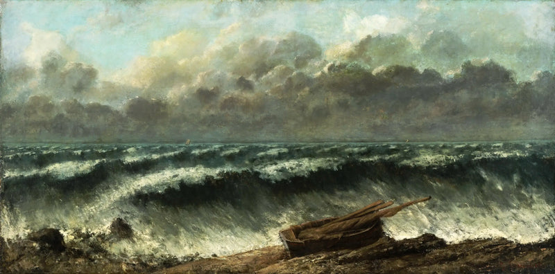 Ondas - Gustave Courbet