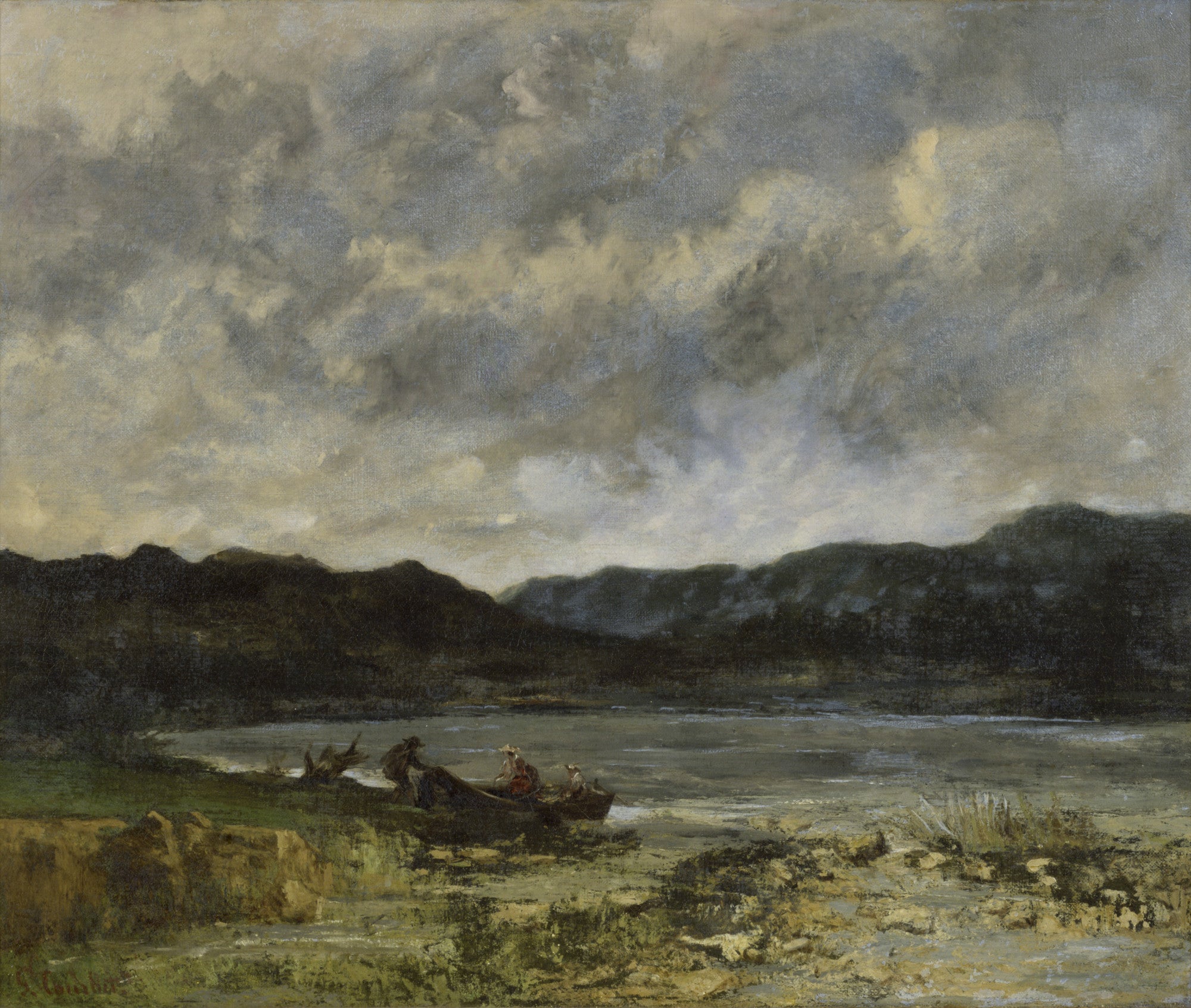 Lac près de Saint-Point - Gustave Courbet