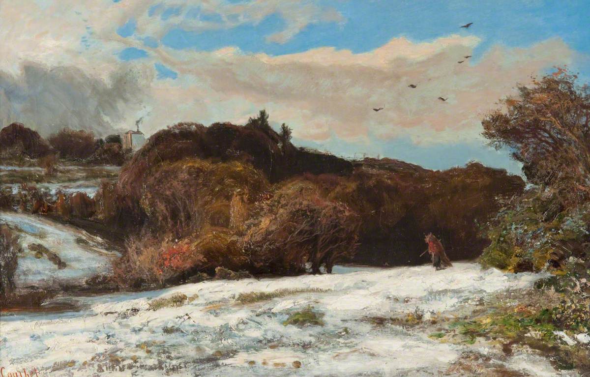L'hiver à Ornans - Gustave Courbet