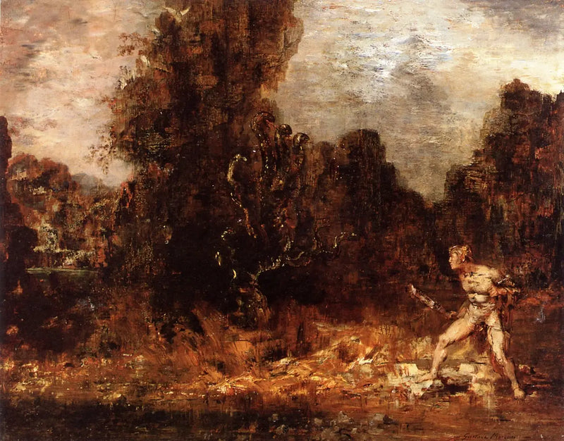 Hércules e a Hidra de Lerna - Gustave Moreau