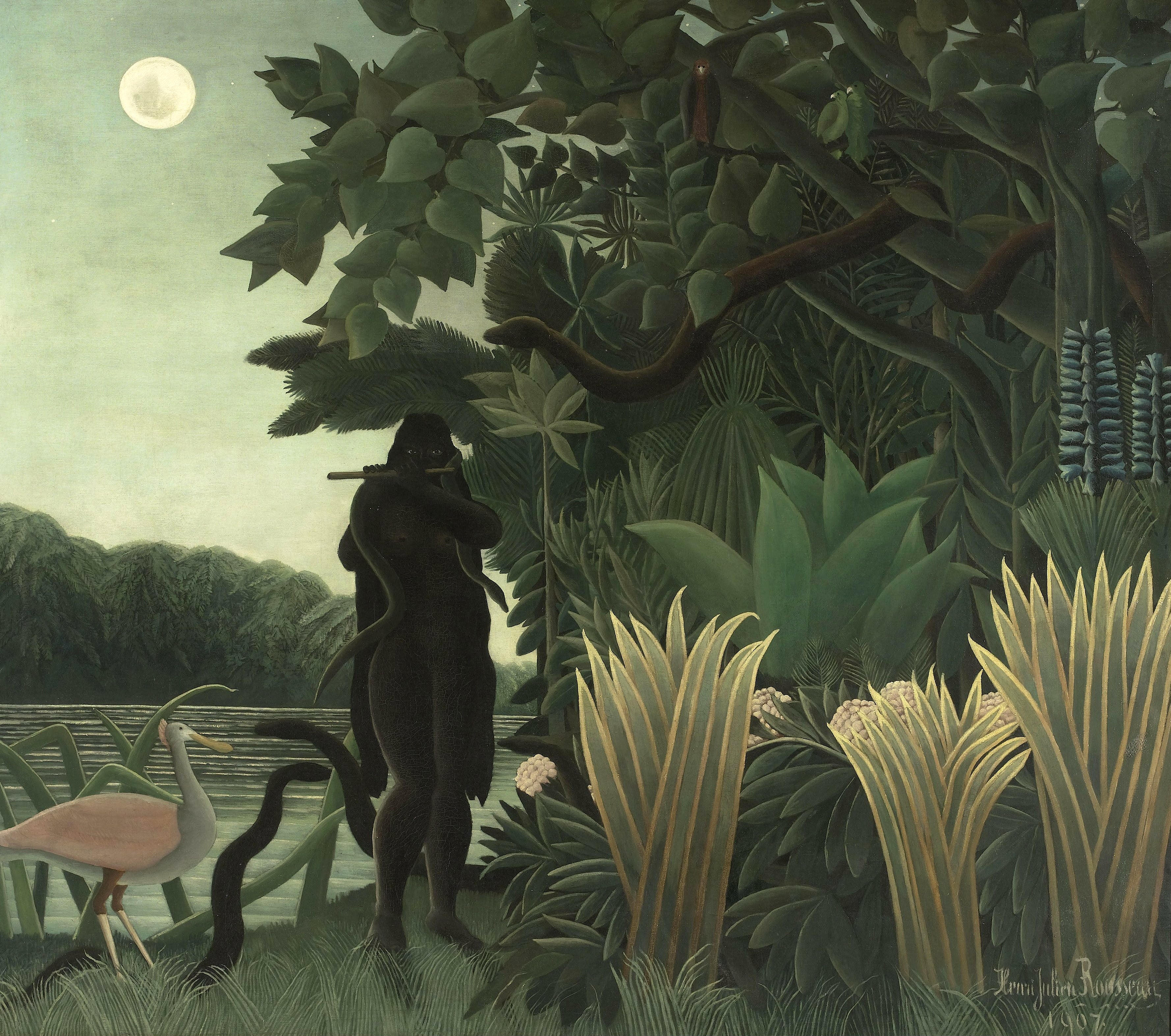 La Charmeuse de serpents - Henri Rousseau