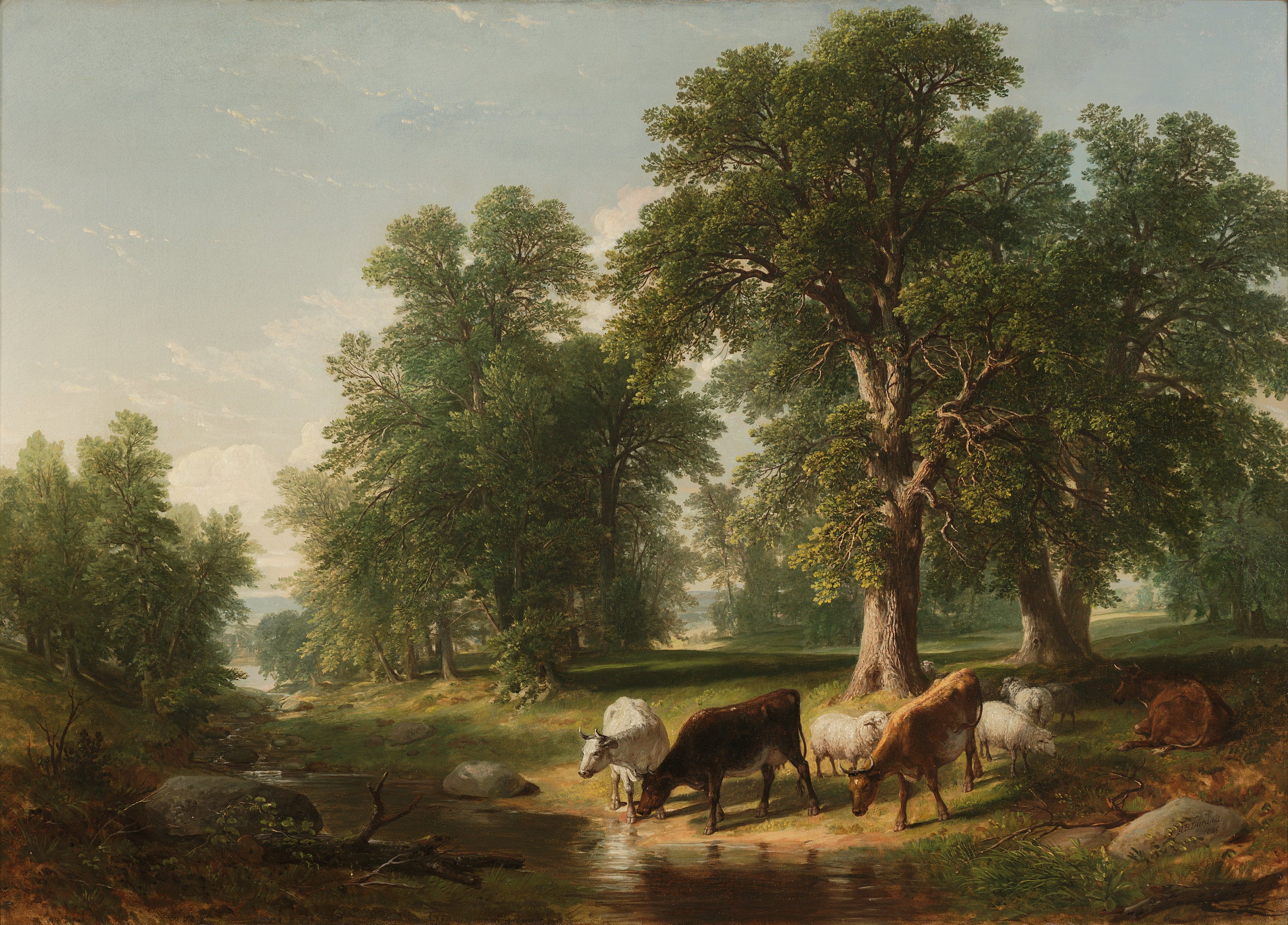 Un après-midi d'été - Asher Brown Durand