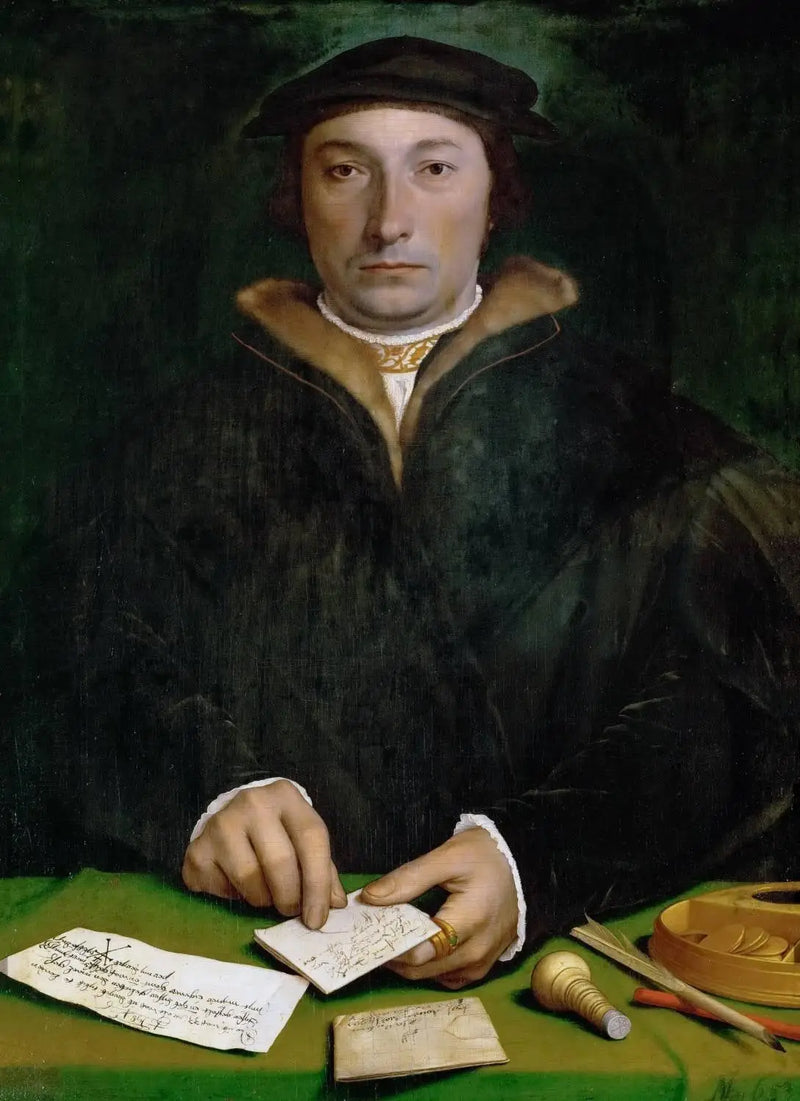 O comerciante de Duisburg, Dirck Tybis - Hans Holbein, o Jovem