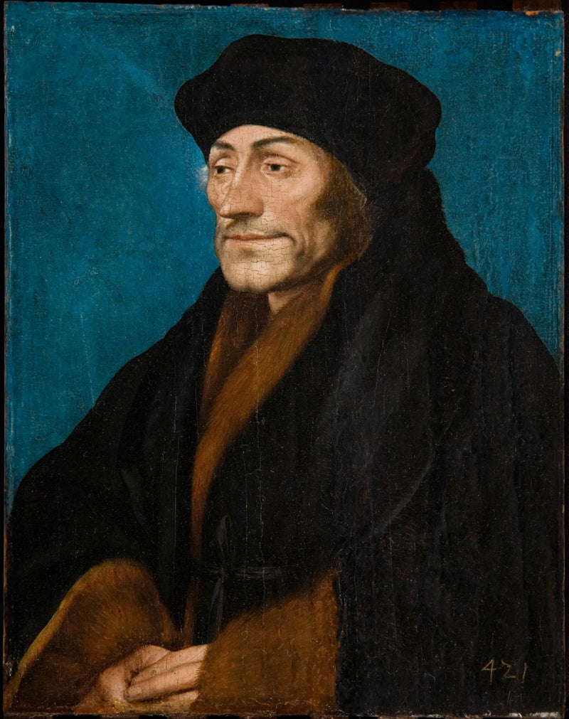 Retrato de Erasmo de Roterdã - Hans Holbein, o Jovem