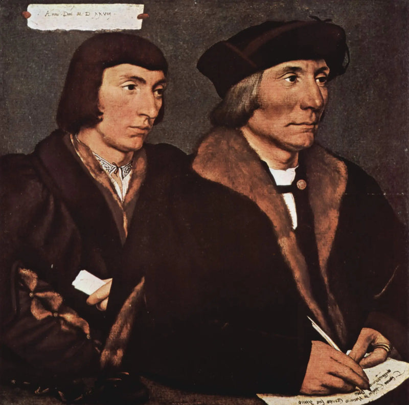 Retrato de Thomas Godsalve e seu filho John - Hans Holbein, o Jovem