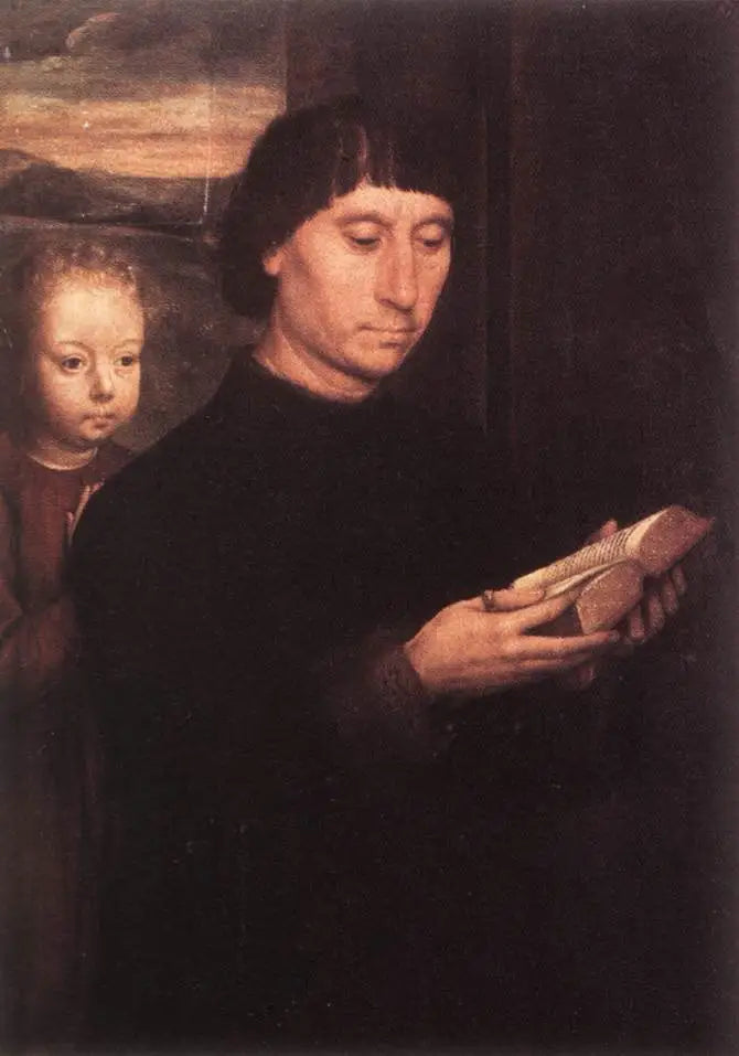 Retrato de um doador masculino - Hans Memling