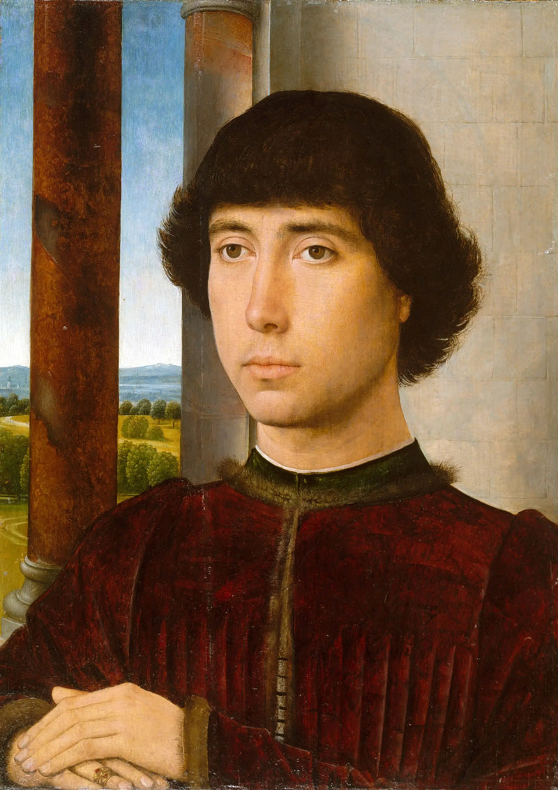 Retrato de jovem homem - Hans Memling