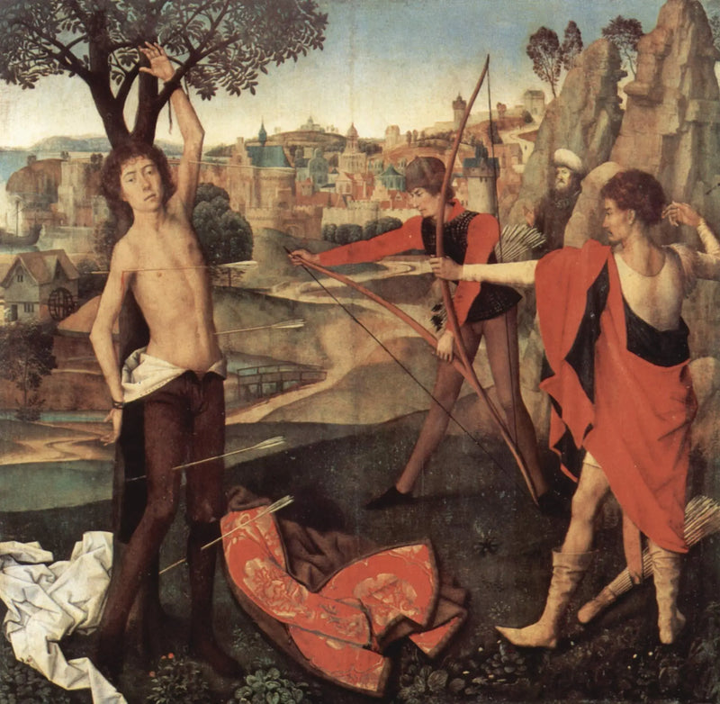 O Martírio de São Sebastião - Hans Memling