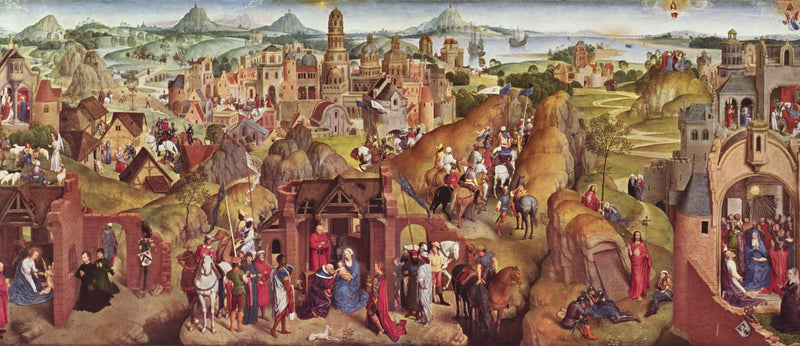 Aparição e Triunfo de Cristo - Hans Memling