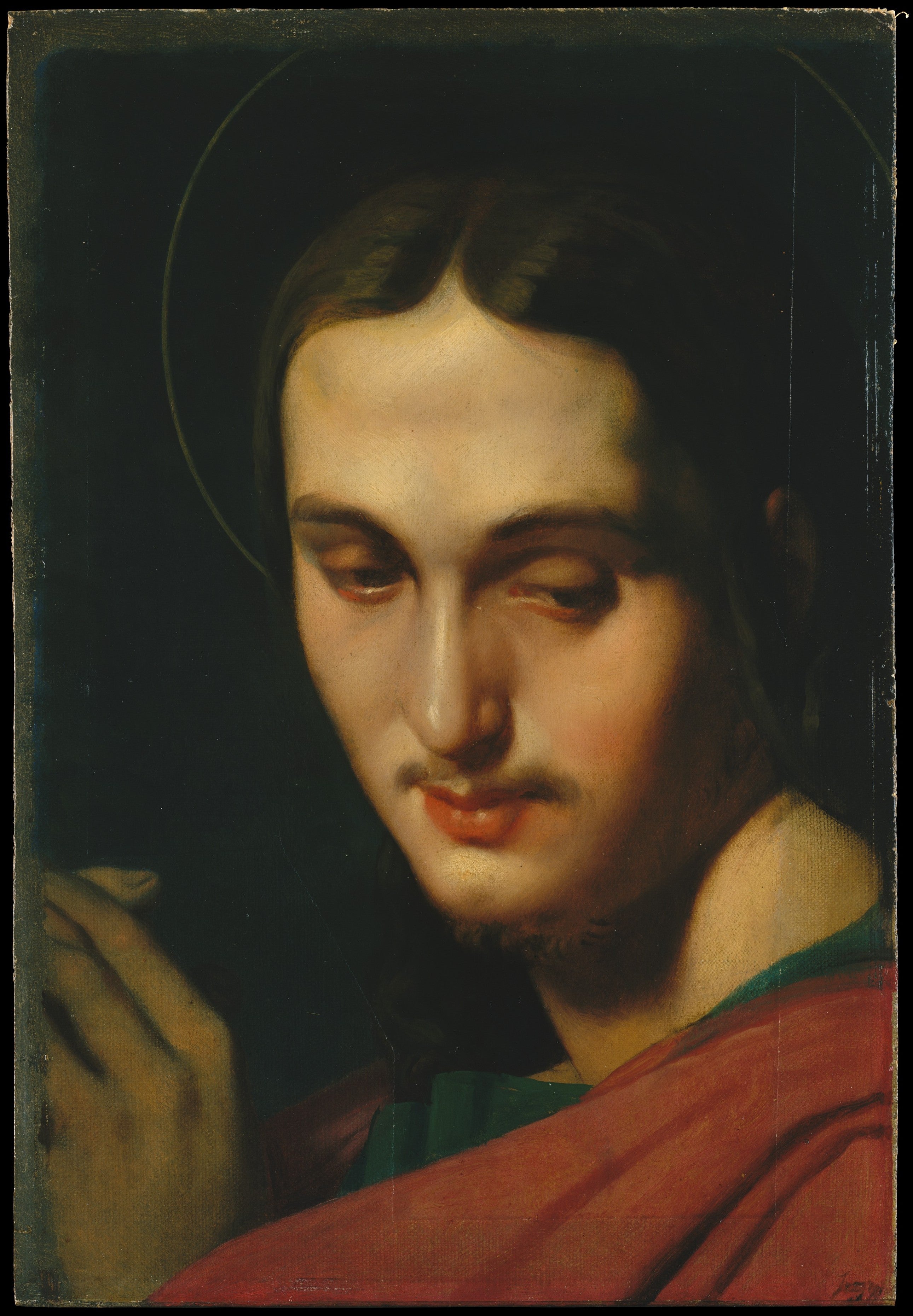 Cabeça de São João Evangelista - Jean-Auguste-Dominique Ingres