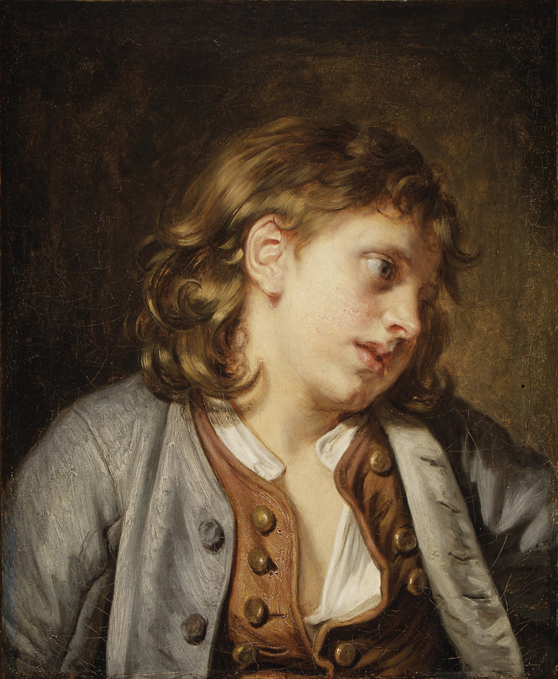 Cabeça de um jovem garoto - Jean-Baptiste Greuze