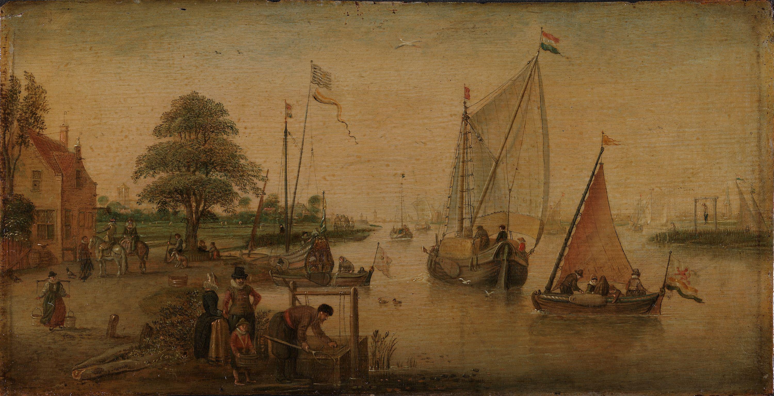 Canal néerlandais - Hendrick Avercamp