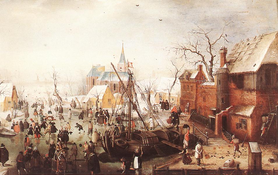 Plaisirs d'hiver à Ijsselmuiden - Hendrick Avercamp