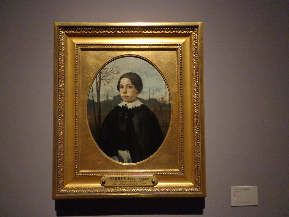 Portrait de jeune fille alsacienne - Jean-Jacques Henner