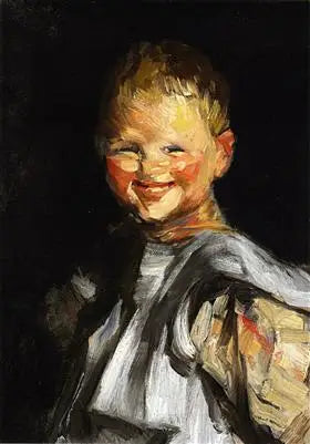 Criança rindo - Robert Henri