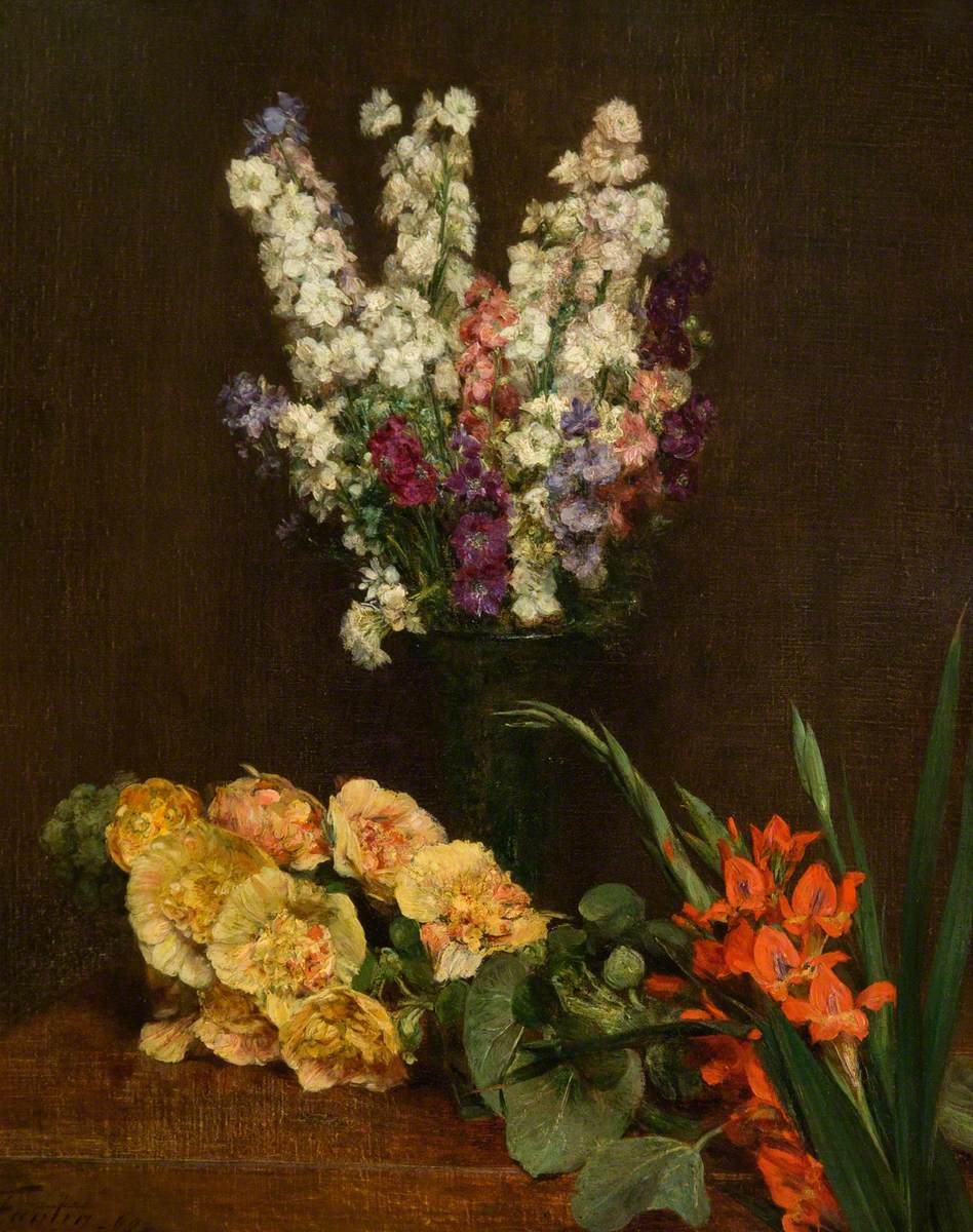 Pièce de fleurs - Henri Fantin-Latour
