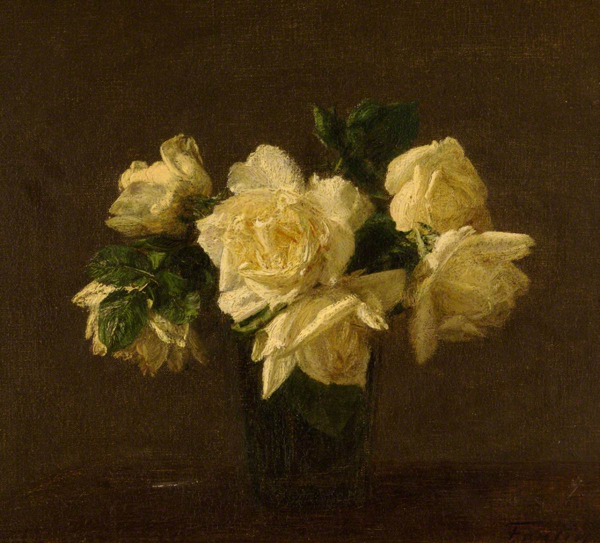 Roses jaunes - Henri Fantin-Latour